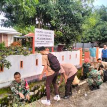 Koramil 1406-03/Maniangpajo Gelar Karya Bhakti Bersama Warga dan Siswa SMAN 4 Wajo